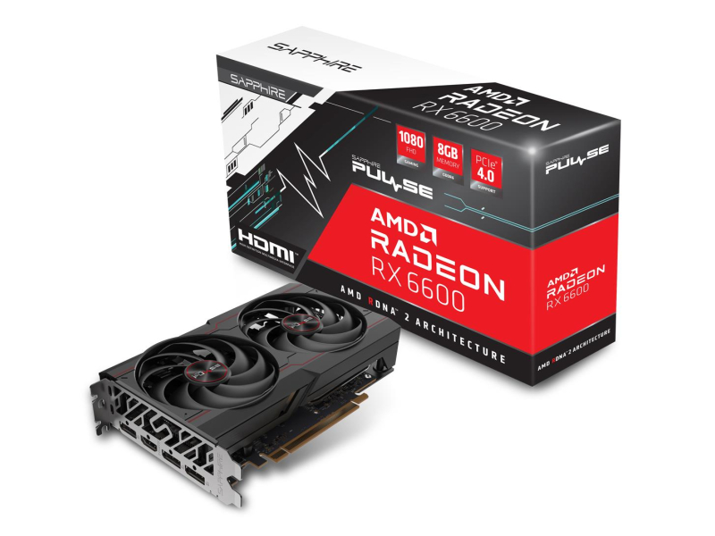 Sapphire Radeon RX 6600 GAMING Pulse 8GB GDDR6